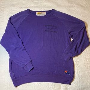 Purple aviator nation pullover